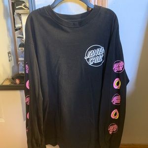 Odd Future X Santa Cruz Black Long Sleeve Size M